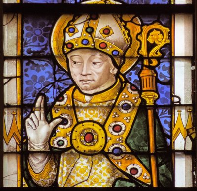 Window depicting Saint Martin by French School